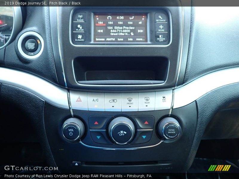 Pitch Black / Black 2019 Dodge Journey SE