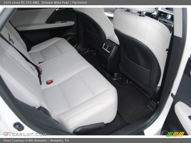 Rear Seat of 2020 RX 350 AWD