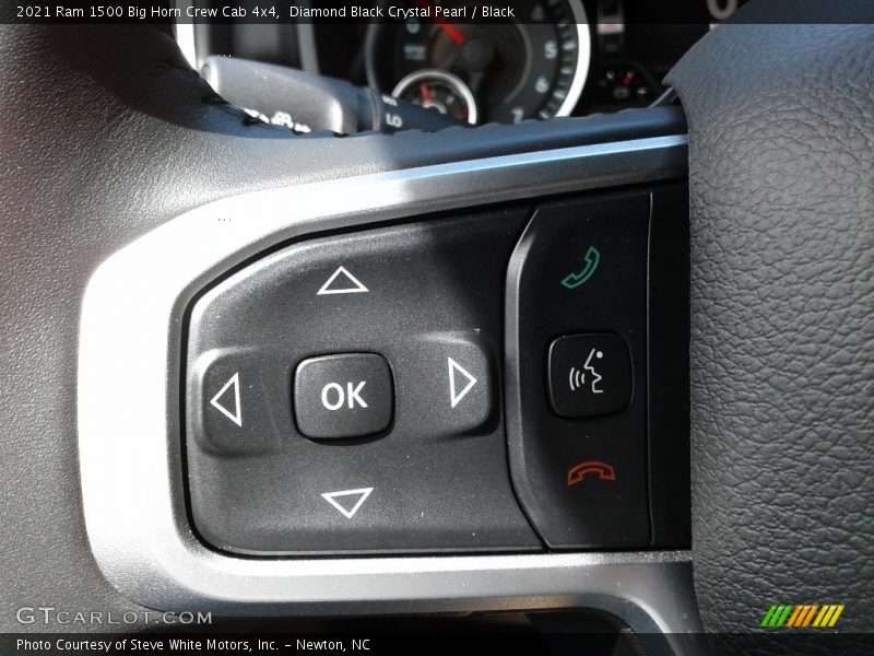 Diamond Black Crystal Pearl / Black 2021 Ram 1500 Big Horn Crew Cab 4x4
