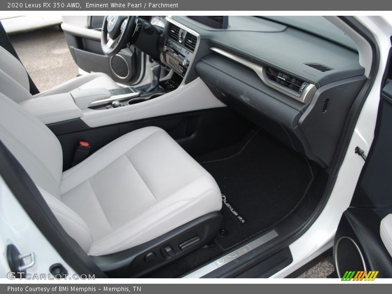Front Seat of 2020 RX 350 AWD