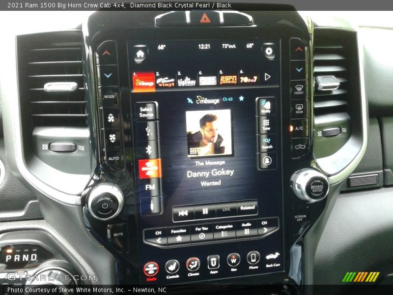 Diamond Black Crystal Pearl / Black 2021 Ram 1500 Big Horn Crew Cab 4x4