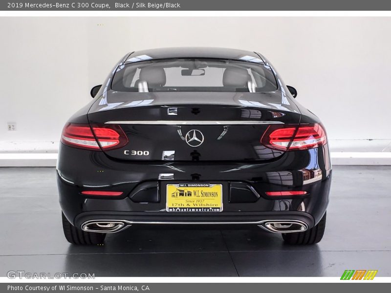 Black / Silk Beige/Black 2019 Mercedes-Benz C 300 Coupe