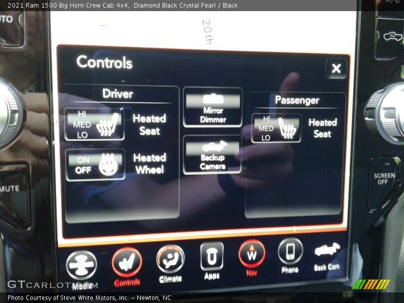 Diamond Black Crystal Pearl / Black 2021 Ram 1500 Big Horn Crew Cab 4x4