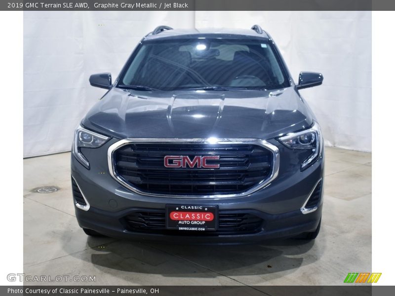 Graphite Gray Metallic / Jet Black 2019 GMC Terrain SLE AWD
