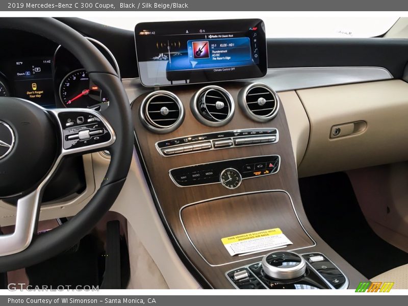 Black / Silk Beige/Black 2019 Mercedes-Benz C 300 Coupe