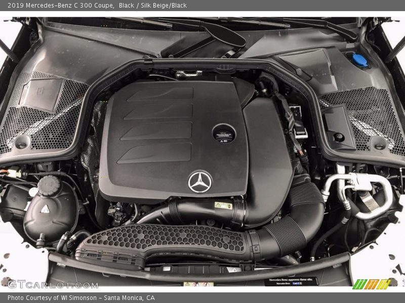Black / Silk Beige/Black 2019 Mercedes-Benz C 300 Coupe