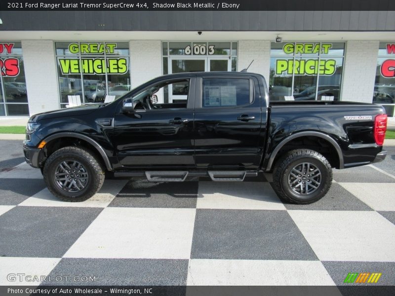 Shadow Black Metallic / Ebony 2021 Ford Ranger Lariat Tremor SuperCrew 4x4