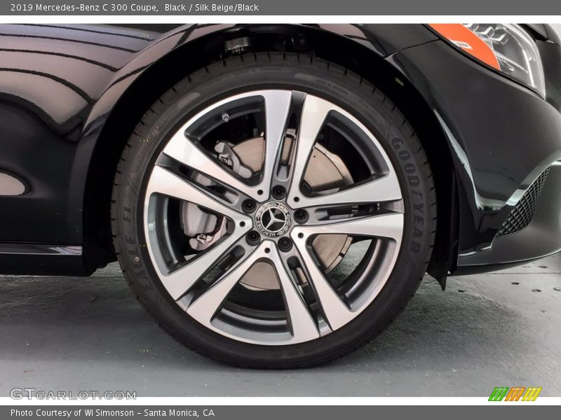 Black / Silk Beige/Black 2019 Mercedes-Benz C 300 Coupe