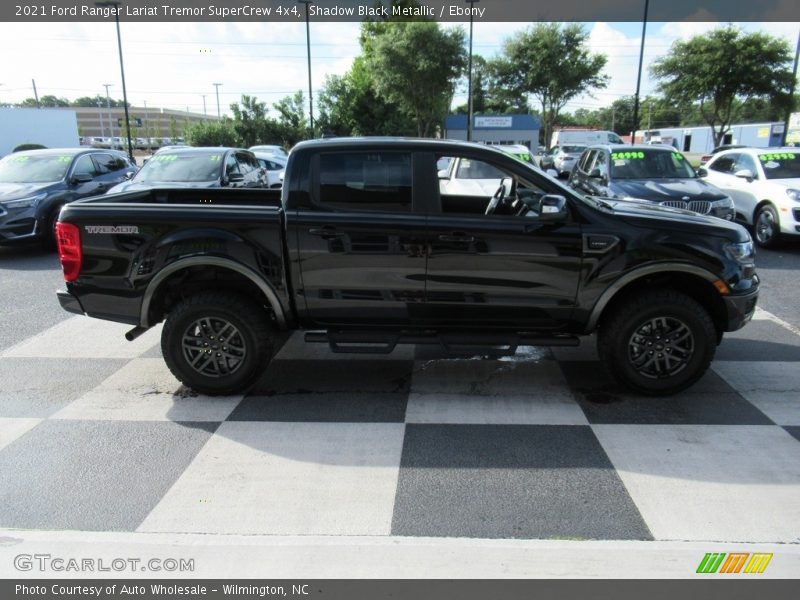 Shadow Black Metallic / Ebony 2021 Ford Ranger Lariat Tremor SuperCrew 4x4
