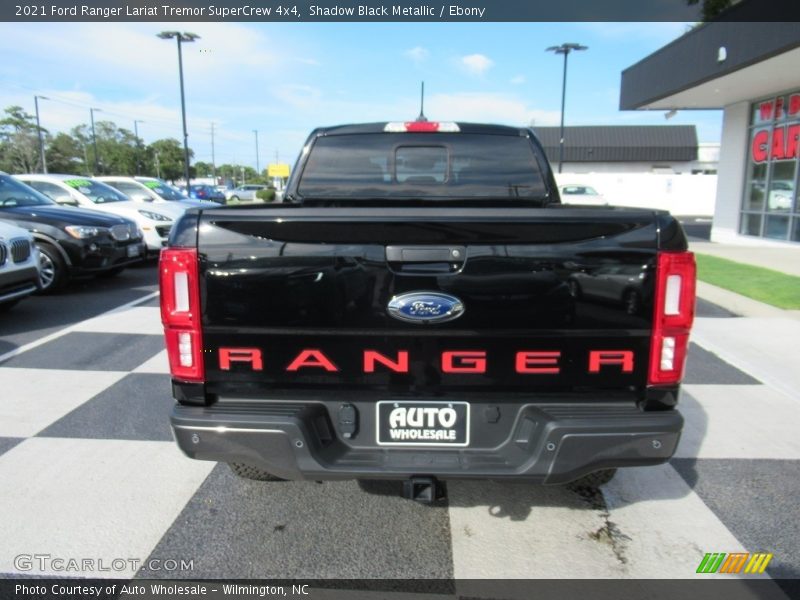 Shadow Black Metallic / Ebony 2021 Ford Ranger Lariat Tremor SuperCrew 4x4