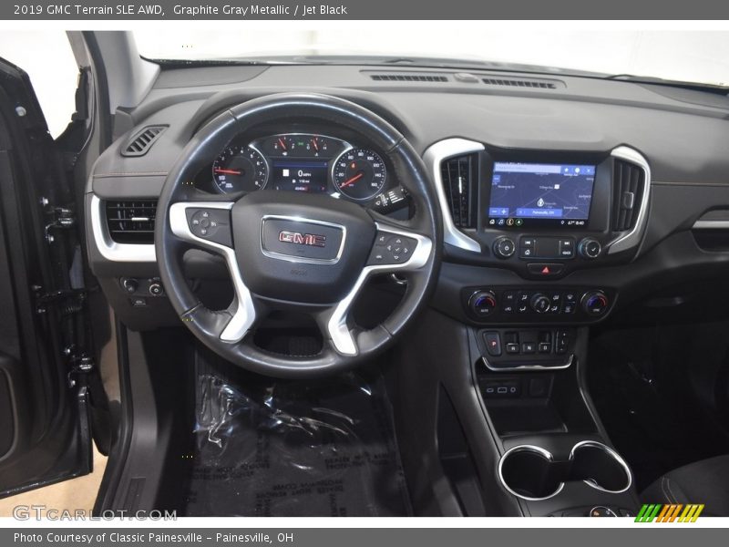 Graphite Gray Metallic / Jet Black 2019 GMC Terrain SLE AWD