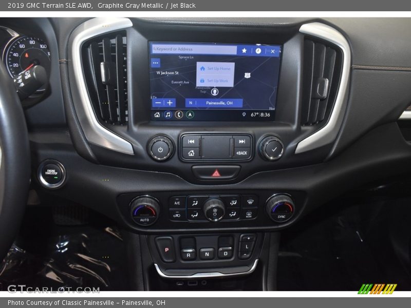 Graphite Gray Metallic / Jet Black 2019 GMC Terrain SLE AWD