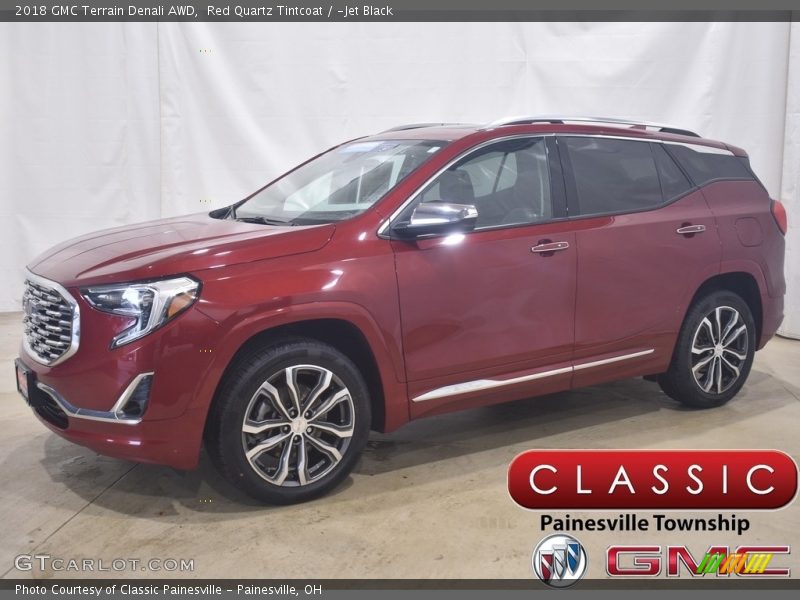 Red Quartz Tintcoat / ­Jet Black 2018 GMC Terrain Denali AWD