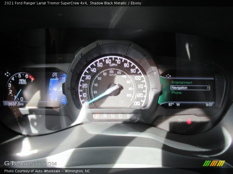 Shadow Black Metallic / Ebony 2021 Ford Ranger Lariat Tremor SuperCrew 4x4