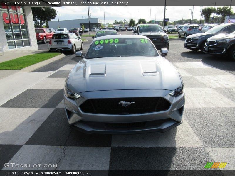 Iconic Silver Metallic / Ebony 2021 Ford Mustang GT Premium Fastback