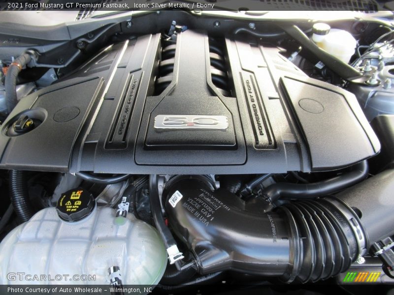  2021 Mustang GT Premium Fastback Engine - 5.0 Liter DOHC 32-Valve Ti-VCT V8