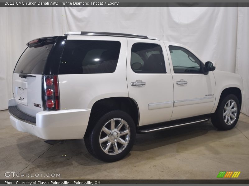 White Diamond Tricoat / Ebony 2012 GMC Yukon Denali AWD