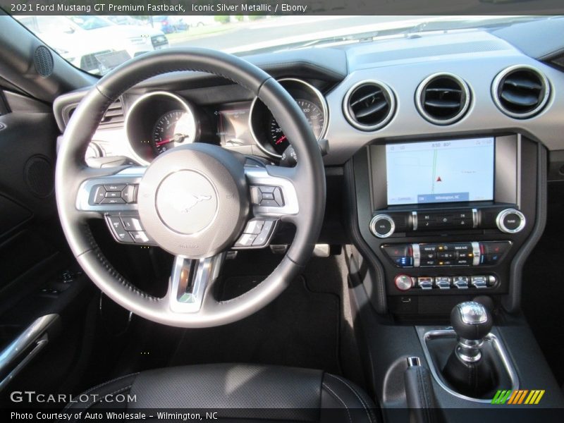 Iconic Silver Metallic / Ebony 2021 Ford Mustang GT Premium Fastback