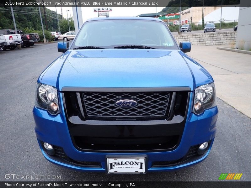  2010 Explorer Sport Trac Adrenalin AWD Blue Flame Metallic