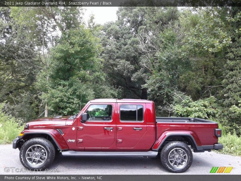 Snazzberry Pearl / Black 2021 Jeep Gladiator Overland 4x4
