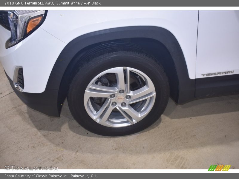 Summit White / ­Jet Black 2018 GMC Terrain SLE AWD