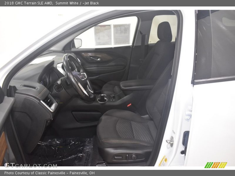 Summit White / ­Jet Black 2018 GMC Terrain SLE AWD