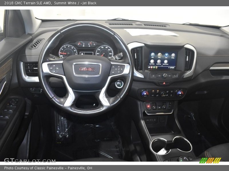 Summit White / ­Jet Black 2018 GMC Terrain SLE AWD