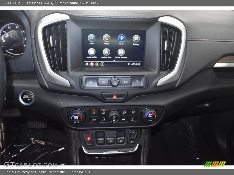 Summit White / ­Jet Black 2018 GMC Terrain SLE AWD