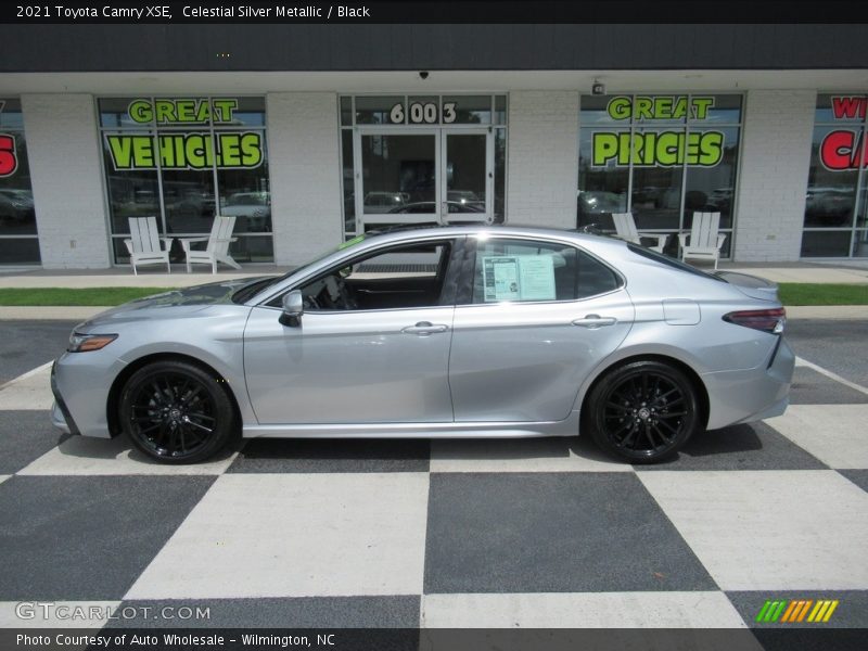 Celestial Silver Metallic / Black 2021 Toyota Camry XSE