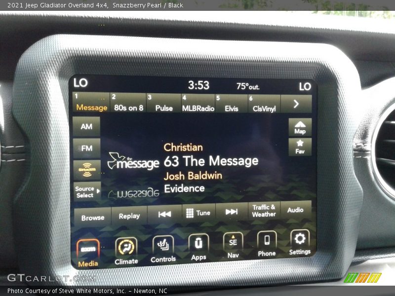 Snazzberry Pearl / Black 2021 Jeep Gladiator Overland 4x4