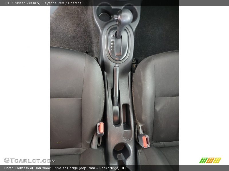 Cayenne Red / Charcoal 2017 Nissan Versa S