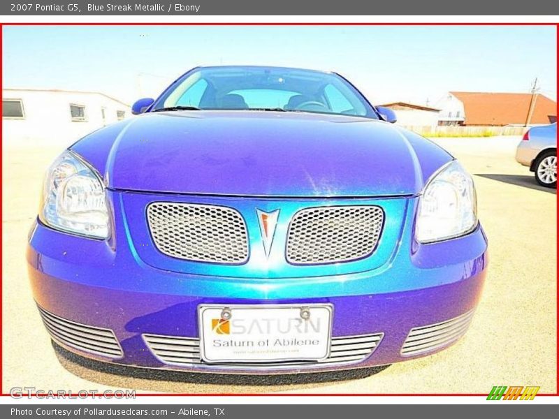 Blue Streak Metallic / Ebony 2007 Pontiac G5