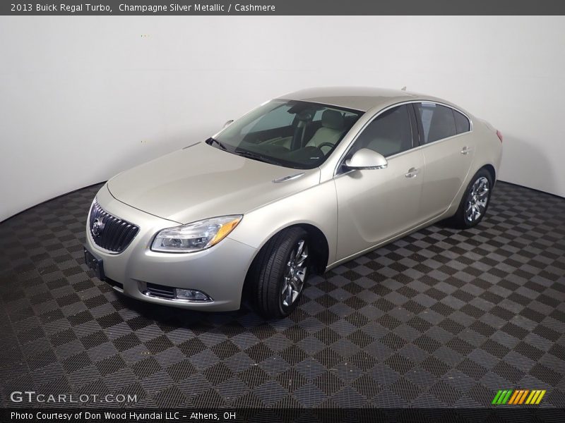 Champagne Silver Metallic / Cashmere 2013 Buick Regal Turbo