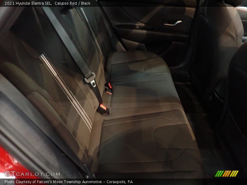 Calypso Red / Black 2021 Hyundai Elantra SEL