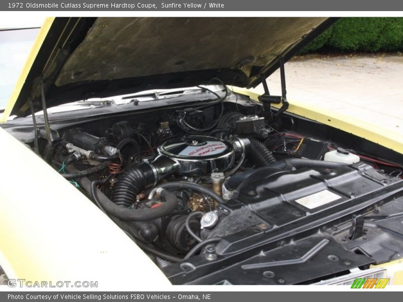  1972 Cutlass Supreme Hardtop Coupe Engine - 350ci OHV 16-Valve V8