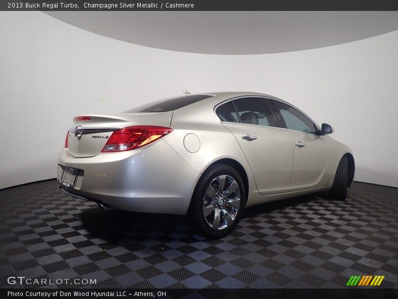 Champagne Silver Metallic / Cashmere 2013 Buick Regal Turbo