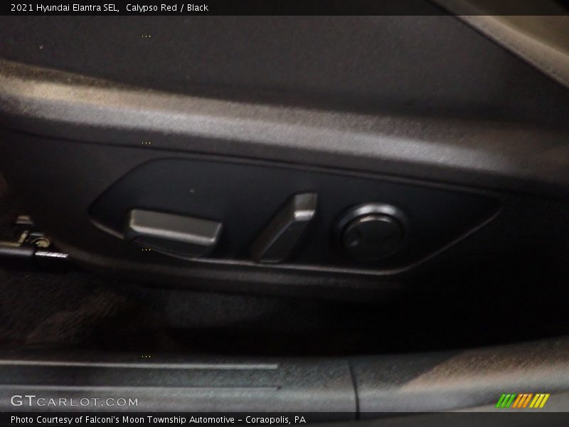 Calypso Red / Black 2021 Hyundai Elantra SEL