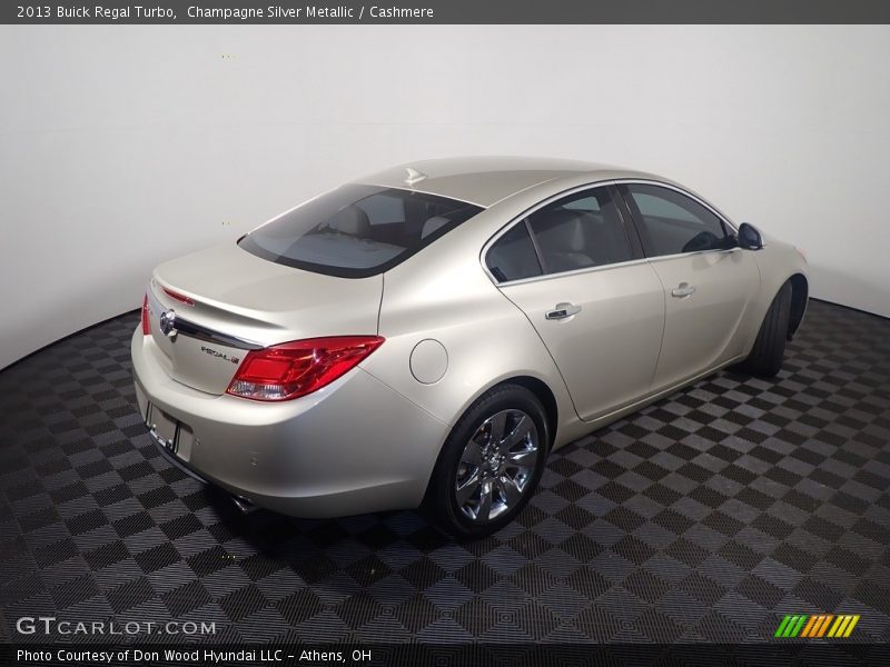 Champagne Silver Metallic / Cashmere 2013 Buick Regal Turbo