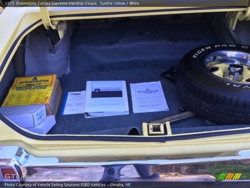  1972 Cutlass Supreme Hardtop Coupe Trunk