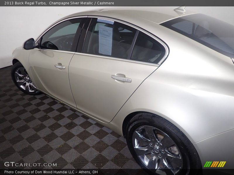 Champagne Silver Metallic / Cashmere 2013 Buick Regal Turbo