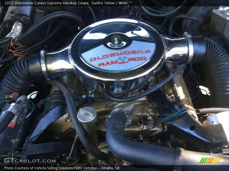 1972 Cutlass Supreme Hardtop Coupe Engine - 350ci OHV 16-Valve V8