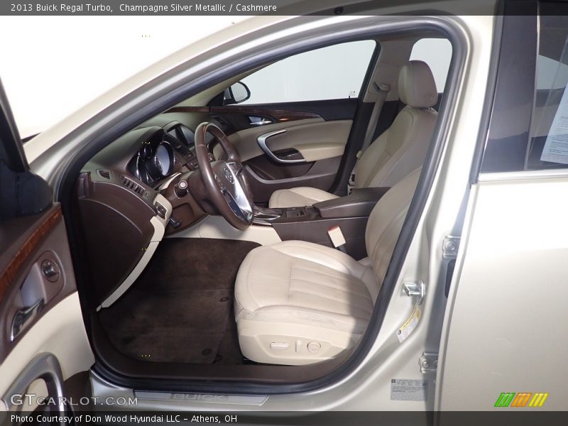 Champagne Silver Metallic / Cashmere 2013 Buick Regal Turbo