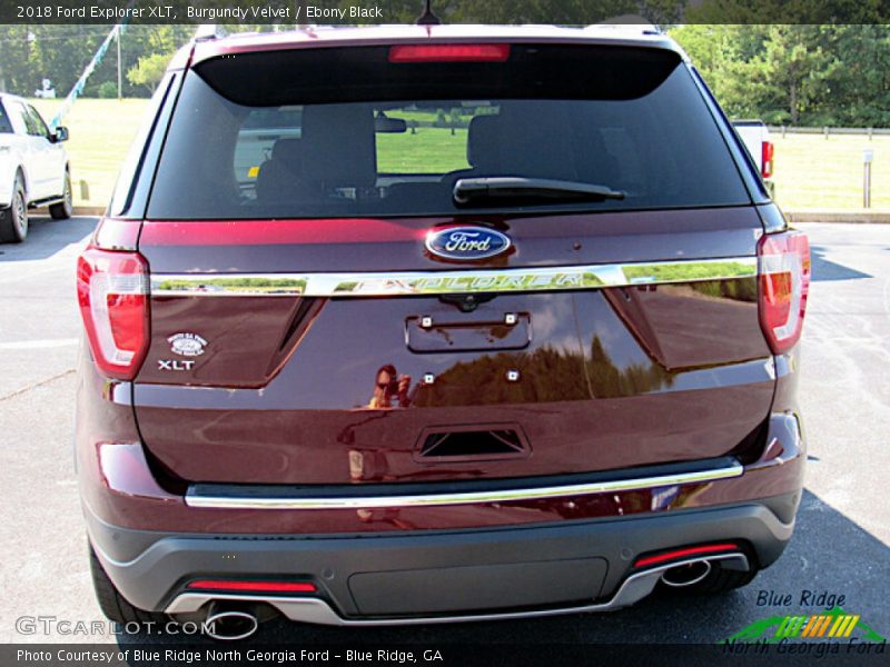 Burgundy Velvet / Ebony Black 2018 Ford Explorer XLT