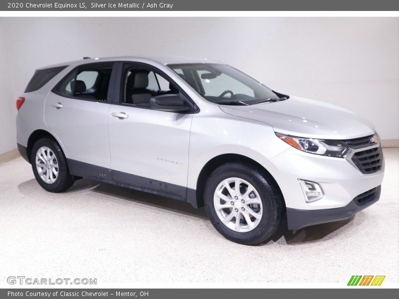 Silver Ice Metallic / Ash Gray 2020 Chevrolet Equinox LS