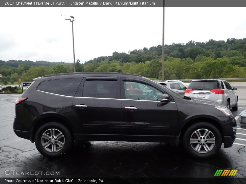 Tungsten Metallic / Dark Titanium/Light Titanium 2017 Chevrolet Traverse LT AWD