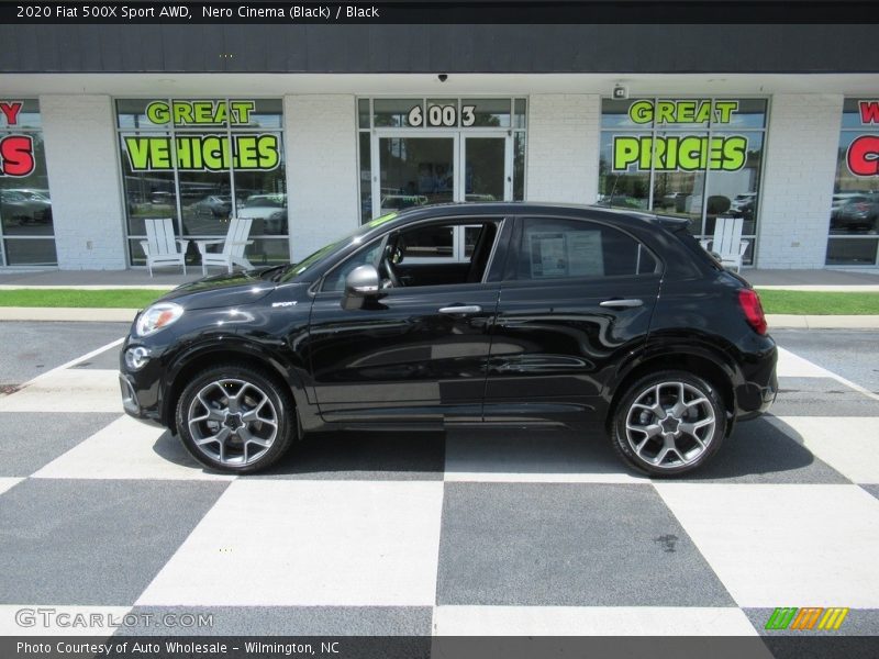 Nero Cinema (Black) / Black 2020 Fiat 500X Sport AWD