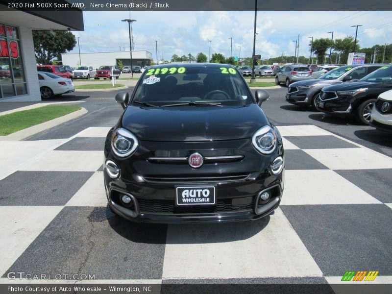 Nero Cinema (Black) / Black 2020 Fiat 500X Sport AWD