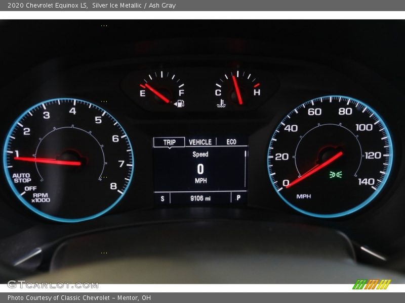 Silver Ice Metallic / Ash Gray 2020 Chevrolet Equinox LS