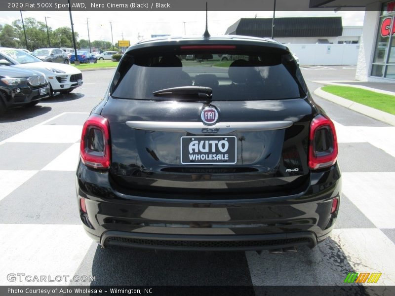Nero Cinema (Black) / Black 2020 Fiat 500X Sport AWD