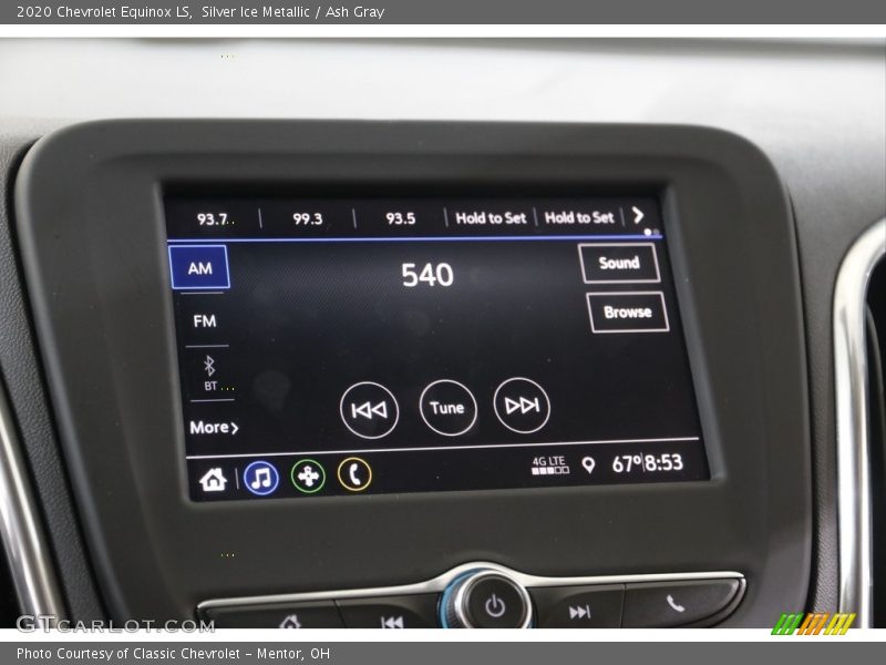 Silver Ice Metallic / Ash Gray 2020 Chevrolet Equinox LS